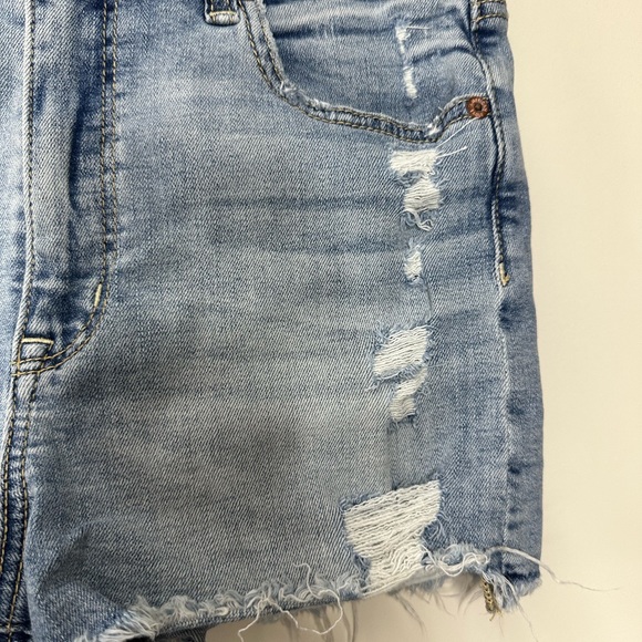 AE Denim Curvy High Waist short size 6 lace pockets - Picture 7 of 12